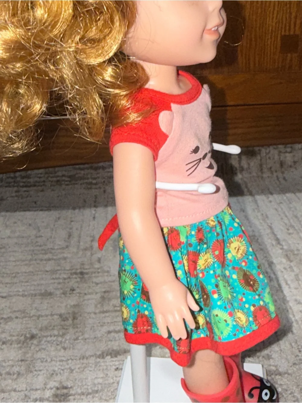 American Girl wellie wishers Willa doll in original outfit
